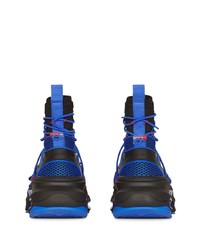 Scarpe sportive nere e blu di Balmain