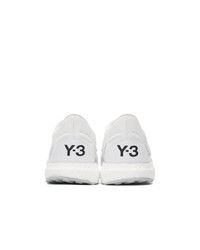 Scarpe sportive ricamate bianche di Y-3