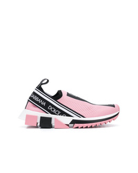 Scarpe sportive rosa di Dolce & Gabbana