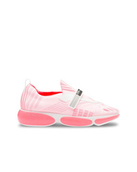 Scarpe sportive rosa di Prada