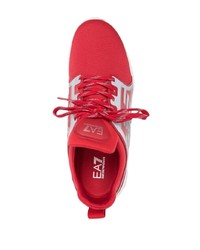 Scarpe sportive rosse di Ea7 Emporio Armani