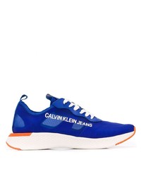 Scarpe sportive stampate blu di Calvin Klein Jeans