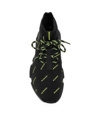 Scarpe sportive stampate nere di Balenciaga