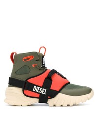 Scarpe sportive verde oliva di Diesel