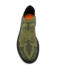 Scarpe sportive verde oliva di Etro