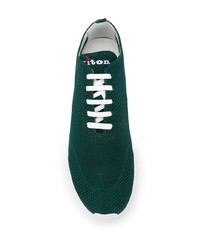 Scarpe sportive verde scuro di Kiton