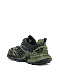 Scarpe sportive verde scuro di Balenciaga