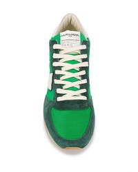 Scarpe sportive verdi di Philippe Model Paris