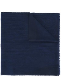 Sciarpa di lana blu scuro di Etro