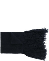 Sciarpa di lana blu scuro di Lanvin