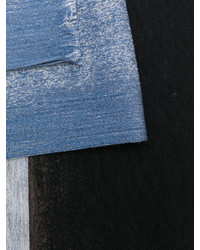 Sciarpa di lana blu scuro di Jil Sander