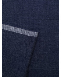 Sciarpa di lana blu scuro di Giorgio Armani