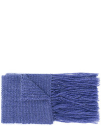 Sciarpa di lana blu di Stella McCartney