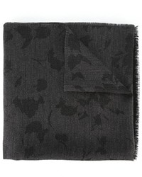 Sciarpa di lana grigio scuro di Lanvin