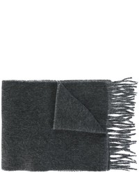 Sciarpa di lana grigio scuro di Polo Ralph Lauren