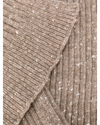 Sciarpa di lana marrone chiaro di Pringle