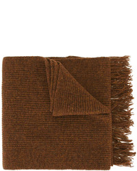 Sciarpa di lana marrone di AMI Alexandre Mattiussi