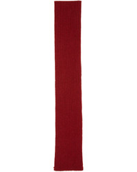 Sciarpa di lana rossa