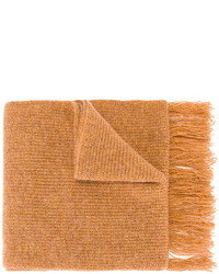 Sciarpa di lana terracotta di AMI Alexandre Mattiussi