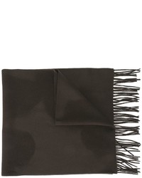 Sciarpa di lana tessuta marrone scuro di Libertine-Libertine
