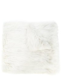 Sciarpa di pelliccia bianca di Yves Salomon