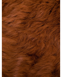 Sciarpa di pelliccia marrone di Yves Salomon