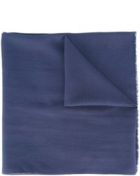 Sciarpa di seta blu scuro di Maison Margiela