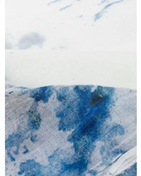 Sciarpa effetto tie-dye azzurra di Avant Toi