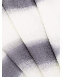 Sciarpa effetto tie-dye bianca di Suzusan