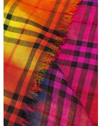 Sciarpa effetto tie-dye multicolore di Burberry