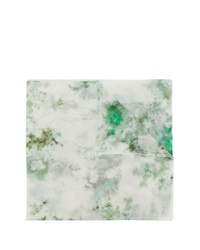 Sciarpa effetto tie-dye verde oliva