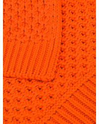 Sciarpa lavorata a maglia arancione di Calvin Klein