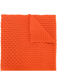 Sciarpa lavorata a maglia arancione di Calvin Klein