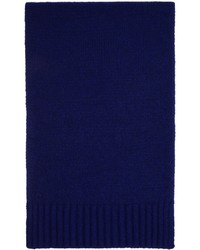 Sciarpa lavorata a maglia blu scuro di Doppiaa