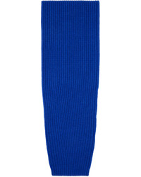 Sciarpa lavorata a maglia blu di Lisa Yang
