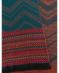 Sciarpa lavorata a maglia foglia di tè di Missoni