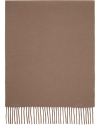 Sciarpa lavorata a maglia marrone chiaro di Acne Studios