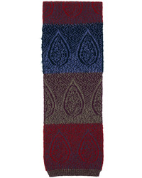 Sciarpa lavorata a maglia multicolore di Paria Farzaneh