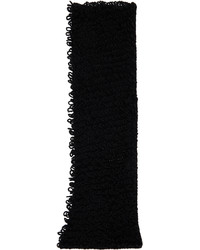 Sciarpa lavorata a maglia nera di Ernest W. Baker