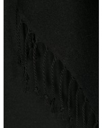 Sciarpa lavorata a maglia nera di VERSACE JEANS COUTURE