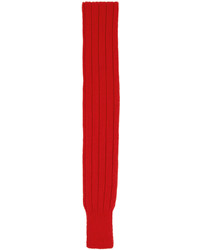 Sciarpa lavorata a maglia rossa di Meryll Rogge