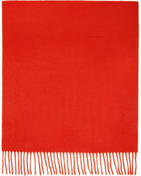 Sciarpa lavorata a maglia rossa di Acne Studios