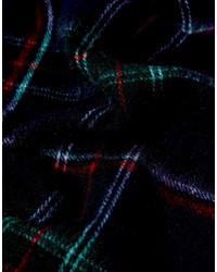 Sciarpa scozzese blu scuro e verde di Fred Perry