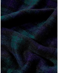 Sciarpa scozzese blu scuro e verde di Asos