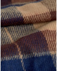 Sciarpa scozzese blu scuro di Reclaimed Vintage