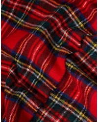 Sciarpa scozzese rossa