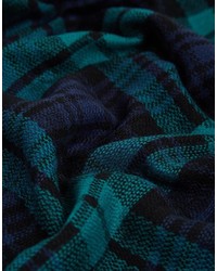 Sciarpa scozzese verde scuro