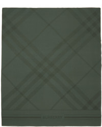 Sciarpa scozzese verde scuro di Burberry