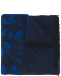 Sciarpa stampata blu scuro di MCQ