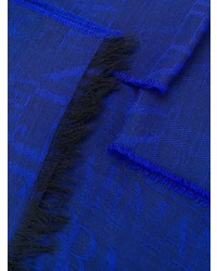 Sciarpa stampata blu di Armani Jeans